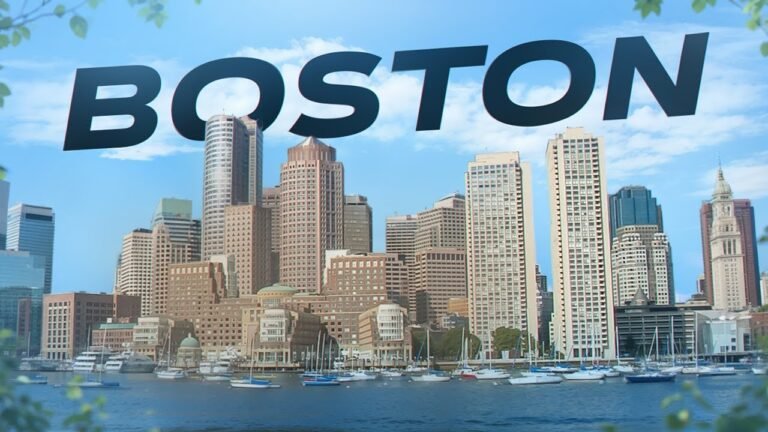 Boston USA. The Most European City in the US. Sights, People and Food